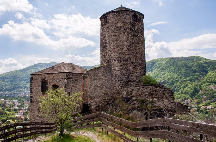 Hrad Střekov, Ústí nad Labem, Czech Republic (Czechia)